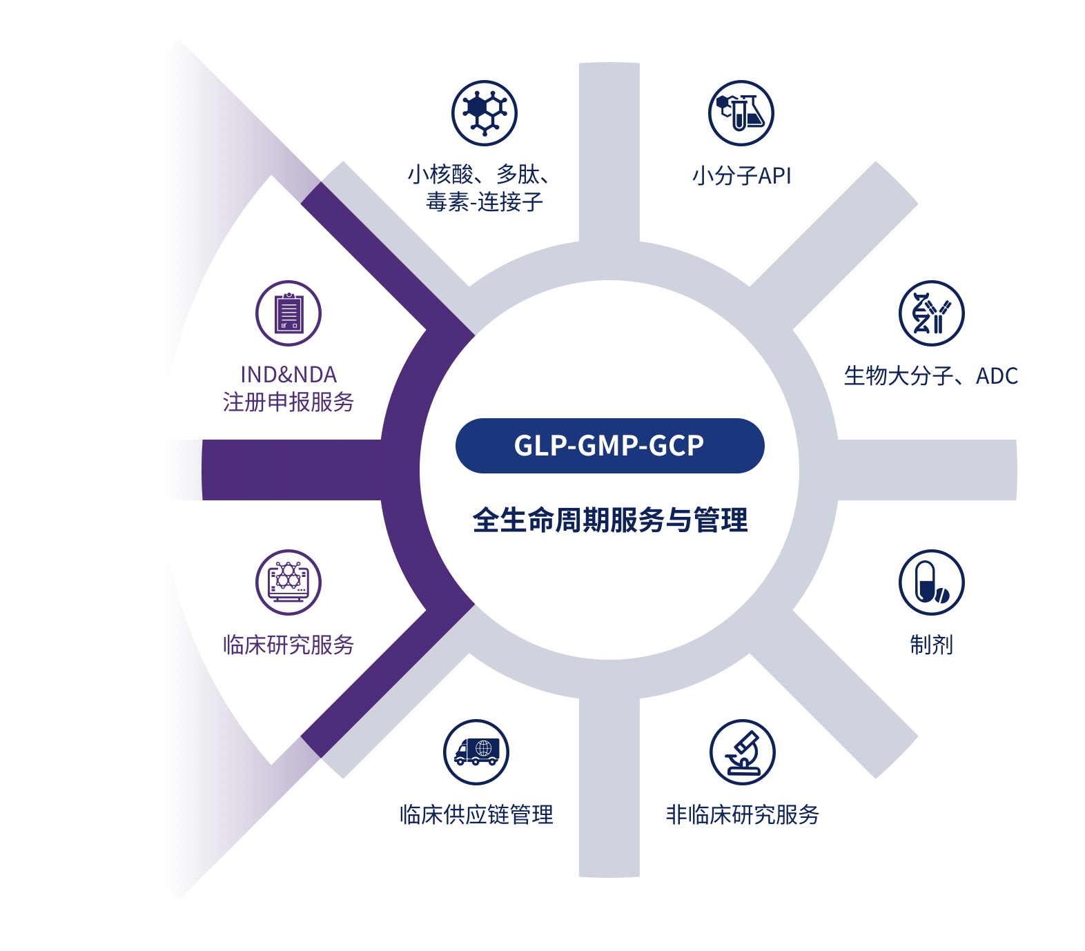 GLP-GMP-GCP全生命周期服务与管理